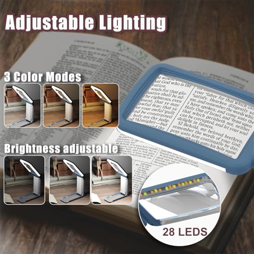 Magnifying Glass with Light and Stand