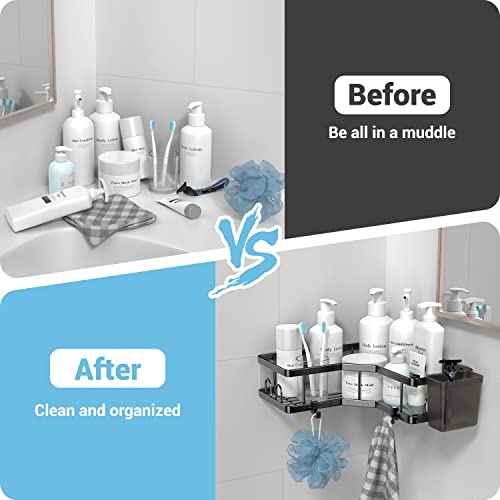 Corner Shower Caddy Organizer Shelf