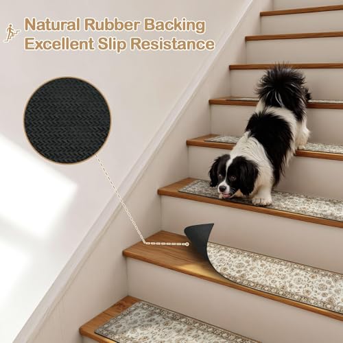 Stair Treads Non Slip Retro