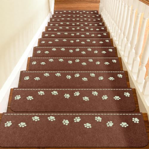 Non Slip Stair Treads for Wooden Steps Indoor