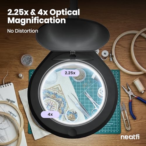 Elite XL HD Bifocals Super LED Magnifying Lamp with Clamp