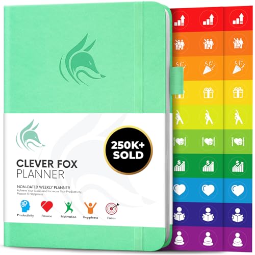 Planner Undated Weekly & Monthly Planner for Productivity