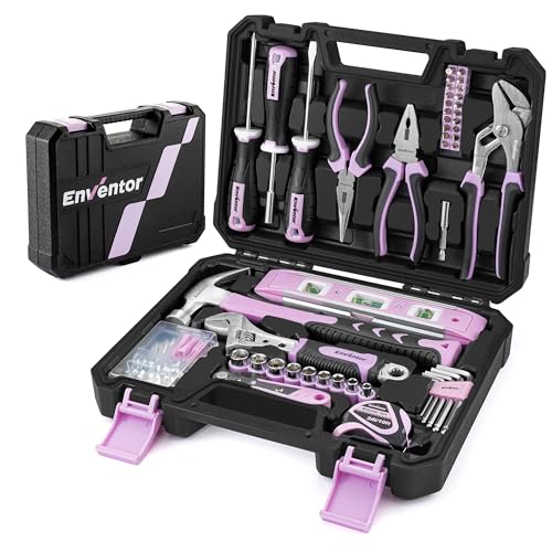 General Household Hand Tool Kit with Storage Toolbox