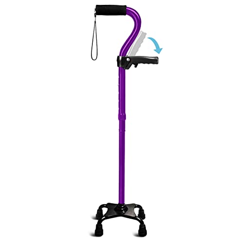 Adjustable Walking Cane for Men & Women with 4