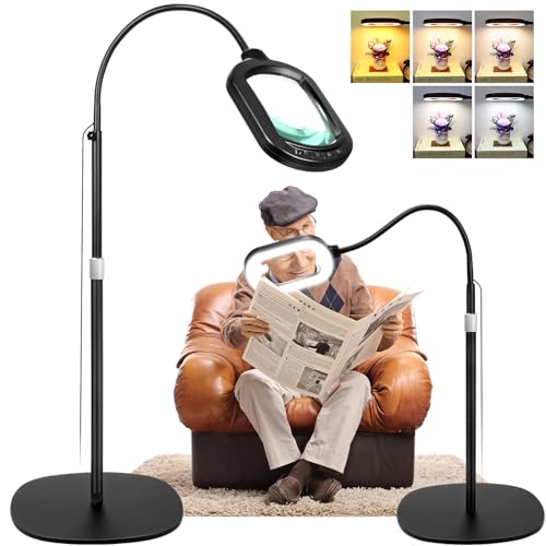 Gooseneck Magnifying Floor Lamp