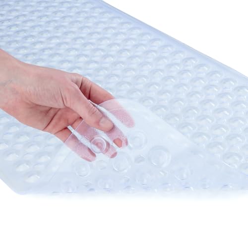 39"x16" Power Grip Non Slip Bathtub Shower Mat