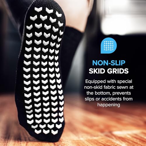 2 Pairs Extra Wide Socks for Swollen Feet