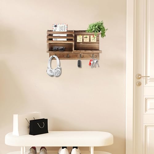Solid Wood Key Holder Wall Mount