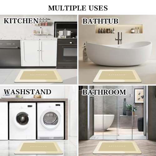 Non Slip Quick Dry Bath Rug Super Absorbent Bath Mat for Bathroom