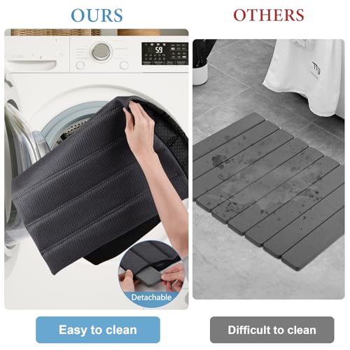 Ultra Quick Drying Stone Bath Mat Diatomaceous Earth Shower Mat Non