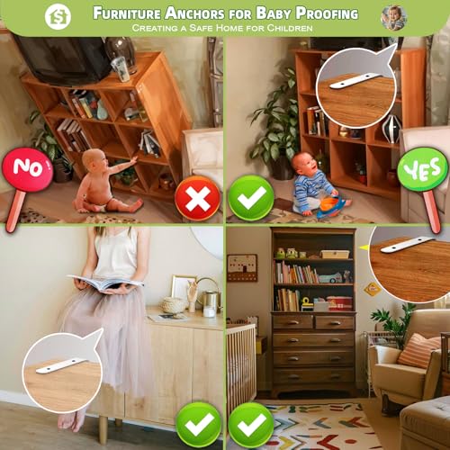 Furniture Anchors for Baby Proofing