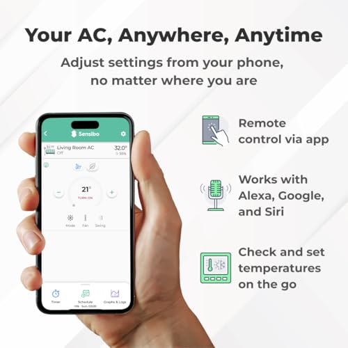 Sky Smart Wireless Air Conditioner Controller. Quick & Easy DIY Installation. Maintains Comfort with Energy Efficient. Automatic Wifi Thermostat Control App. Google