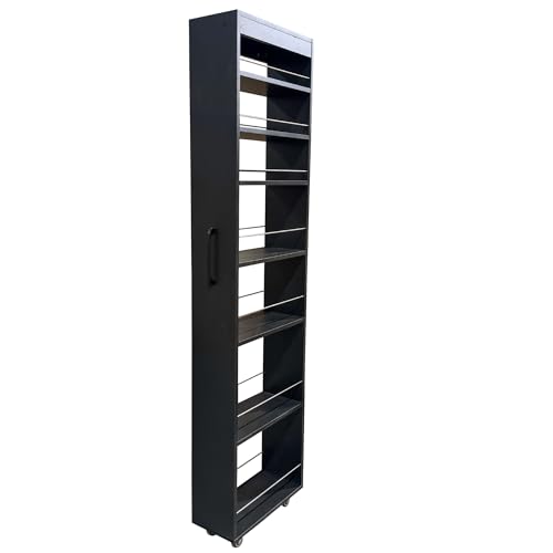 7 Tier Slim Rolling Pantry Storage Cart