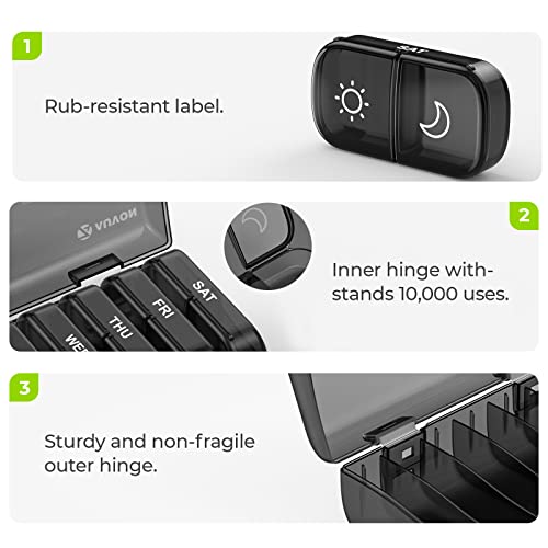 XL Weekly Pill Organizer 2 Times a Day