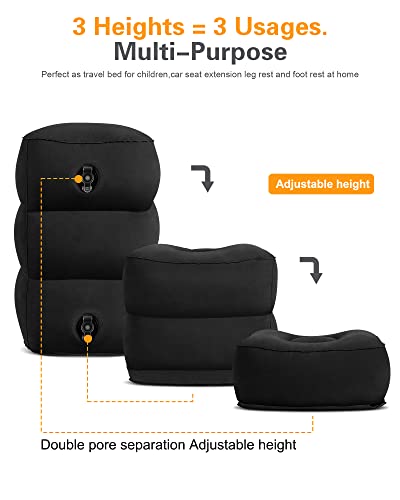 Inflatable Foot Rest Pillow for Travel