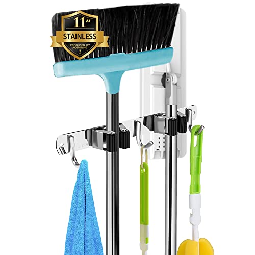 Broom and Mop Holder Wall Mounted Tools