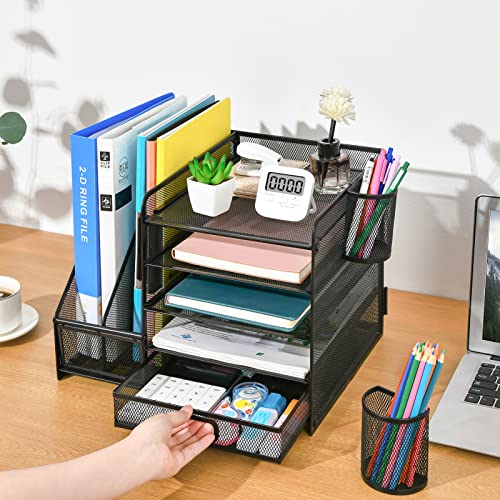 Desk Organizer with File Holder
