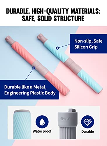 Twist Grip Adjustable Resistance Bar for Wrist Strength