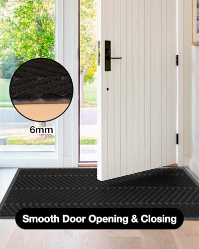 Heavy Duty Door Mat for Indoor Outdoor Entrance