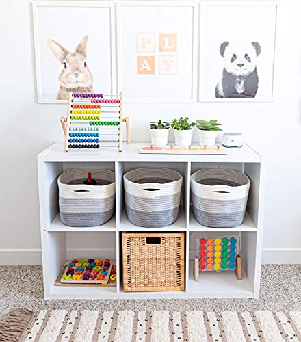 Cotton Rope Baskets for Shelves