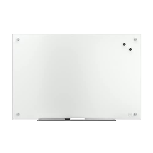 Staples Magnetic Tempered Glass Dry Erase Board