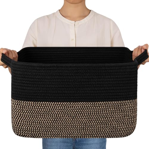 Woven Storage Basket for Shelves