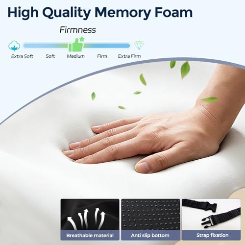 Ergonomic Seat Cushion with Adjustable Strap