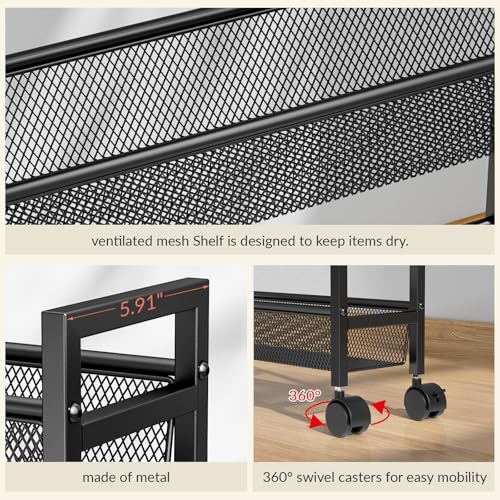 6 Tier Slim Storage Cart