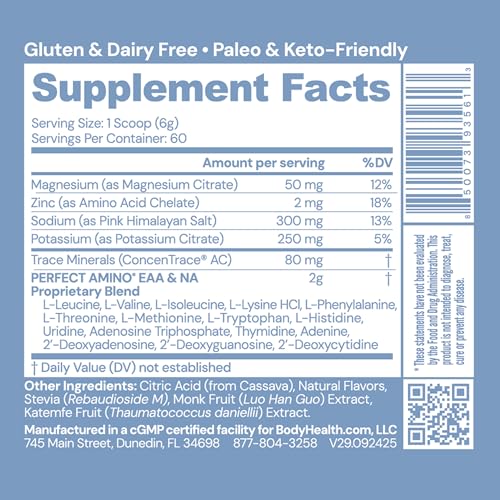 PerfectAmino Electrolytes Powder No Sugar