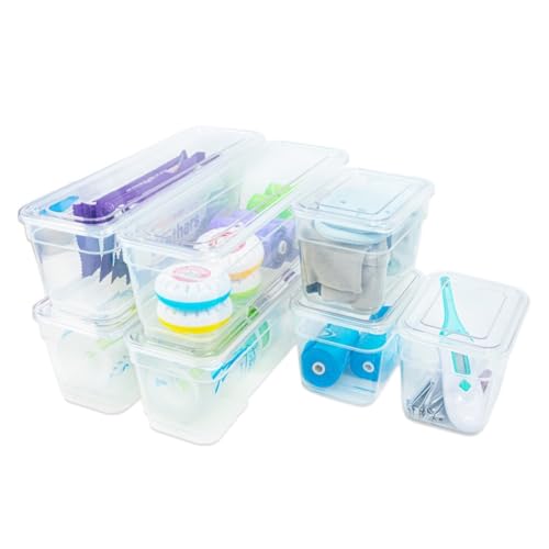 Plastic Storage Bins with Lids