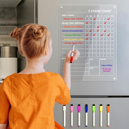 Acrylic Magnetic Calendar for Fridge