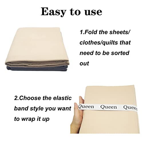 4 Pieces Bed Sheet Organizer Bands