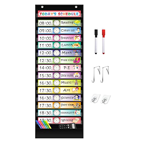 Daily Schedule Pocket Chart with Cards