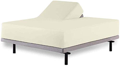 Adjustable Beds Half Split Sheet 600 TC 100% Cotton Fitted