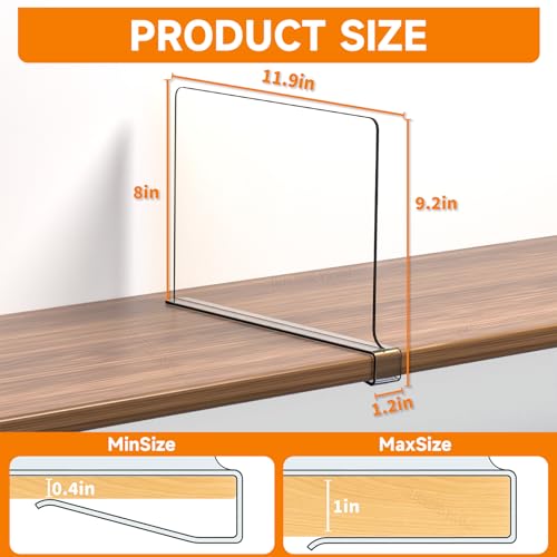 Shelf Dividers Purse Organizer for Closet