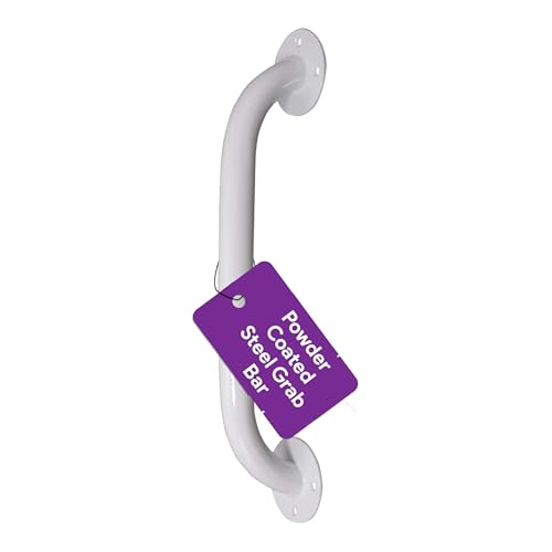 White Grab Bars for Bathtubs and Showers