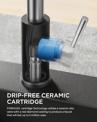 Kitchen Faucet with Pull Down Sprayer