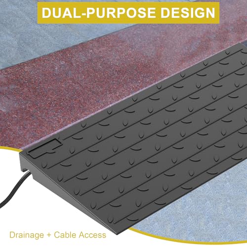 Heavy Duty Rubber Threshold Ramp