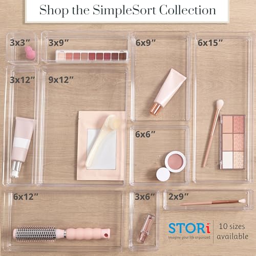 3" Clear Drawer Organizers