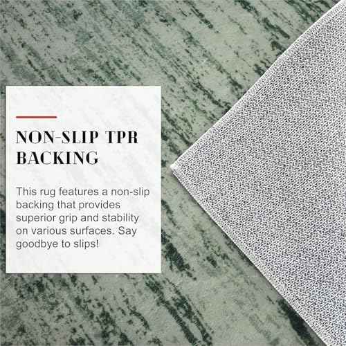 Modern Washable Area Rug Non Slip