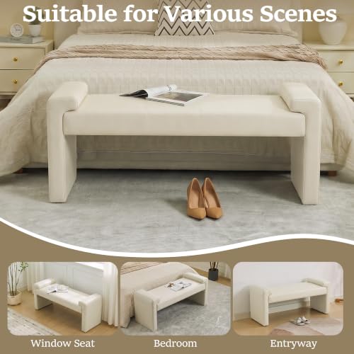 58.7" End of Bed Bench for Living Room