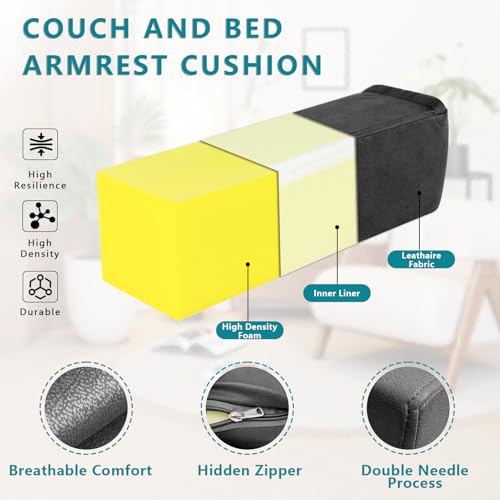 2PCS Sofa Bed Armrest Cushion