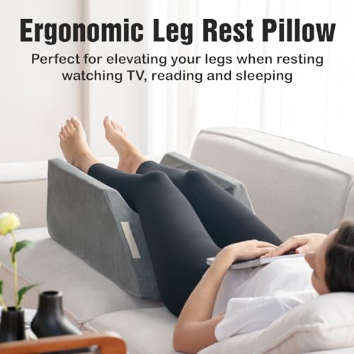 Memory Foam Leg Support and Elevation Pillow w