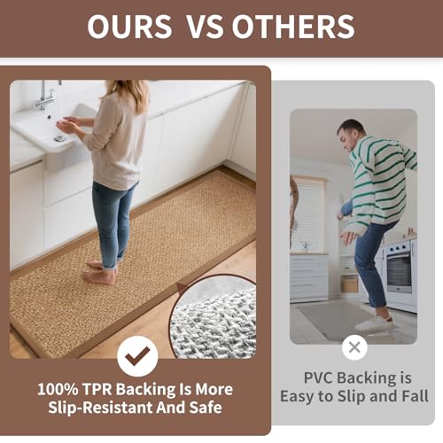 Kitchen Rugs Kitchen Mats for Floor Non Slip Washable