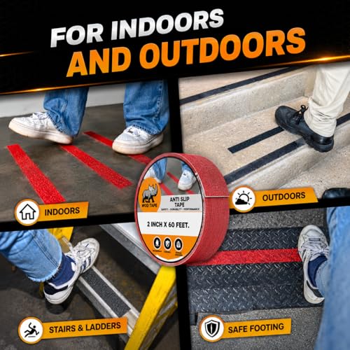 WOD ASTC32 Strong Grip Anti Slip Tape Safety Track 60 Grit