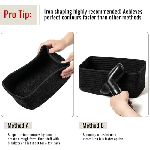 Small Storage Baskets for Organizing