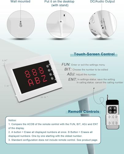 Caregiver Pager System 1200+ft Nurse Call System with Buttons