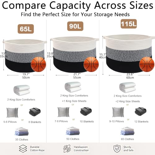 Large Storage Basket with Handle