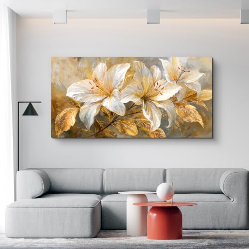 Gold Fantasy Tree Of Life Canvas Wall Art