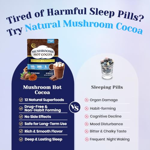 Natural Sleep Aid Cocoa Powder With Magnesium Glycinate